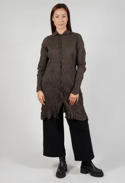 Nochenne Shirt Dress in Teak