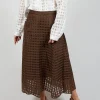 Notorious Skirt in Brown Check