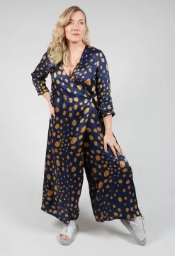 Nungua Jumpsuit in Navy