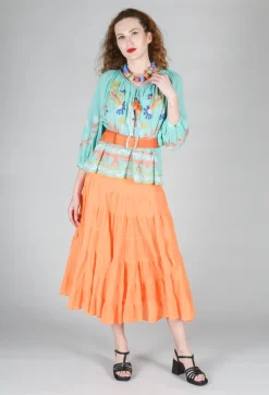 Objectif Embroidered Top in Vert