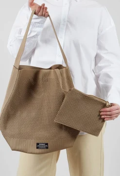 Ocean Tikaalf Bucket Bag in Soft khaki