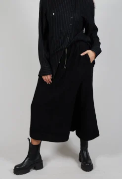 Odd Leg Trousers in Black
