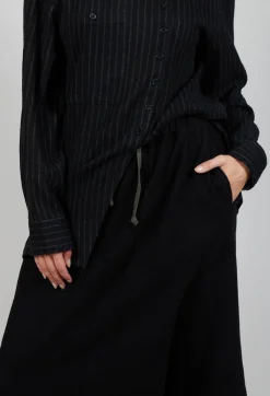Odd Leg Trousers in Black
