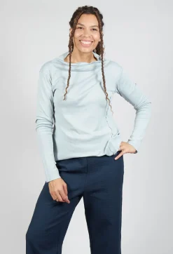 Off The Shoulder Shirt in Ghiaccio