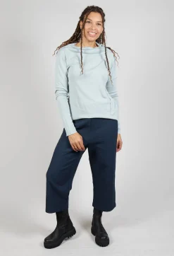 Off The Shoulder Shirt in Ghiaccio
