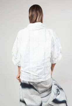 Oleg Shirt in White Black
