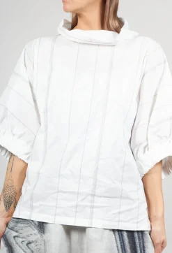 Oleg Shirt in White Black