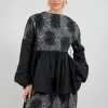 Oman Blouse in Black and White