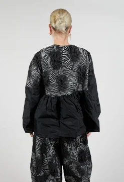 Oman Blouse in Black and White