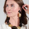 Oman Clip Earrings in Galassia