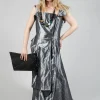 ONGO Dress in Silver