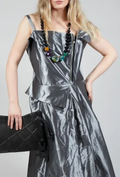 ONGO Dress in Silver