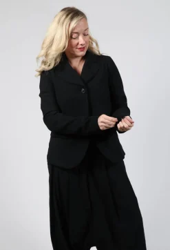 Open Arm Jacket in Black