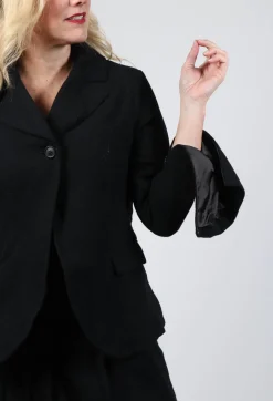 Open Arm Jacket in Black