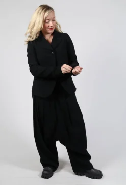 Open Arm Jacket in Black