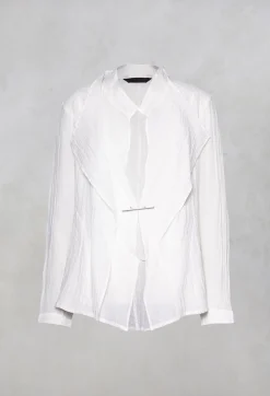 Open Front Jacket in White