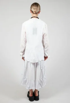 Open Front Jacket in White