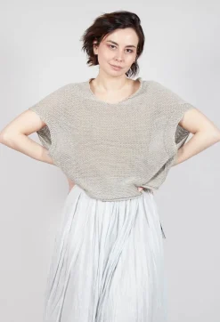 Open Knit Jumper in Dust