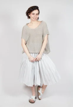 Open Knit Jumper in Dust