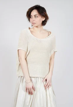 Open Knit Jumper in Galaxy