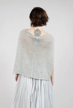 Open Knit Jumper in Moon Mel