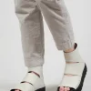 Open Toe Cut Out Boots in Gasoline Greige