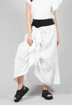 ORDI Skirt in Black with White