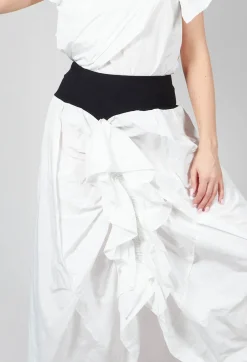 ORDI Skirt in Black with White