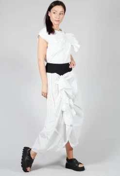 ORDI Skirt in Black with White