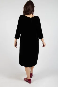 Oriana Dress in Poppy Black