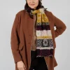 Oriental Wool Scarf in Mustard