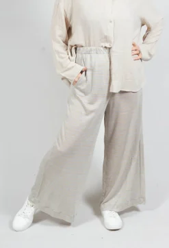 Ortigia Lino Trousers in Pale-Corda