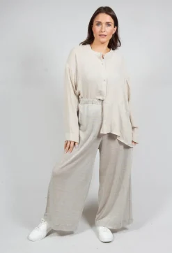 Ortigia Lino Trousers in Pale-Corda