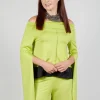 OSTA Shirt in Light Green Black