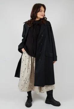 Overcoat in Degas Nero