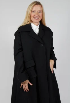 Overcoat in Degas Nero