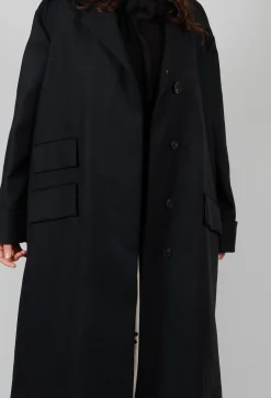 Overcoat in Degas Nero