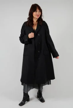 Overcoat in Degas Nero