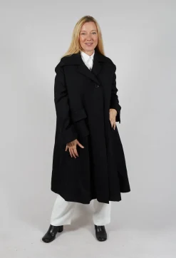 Overcoat in Degas Nero