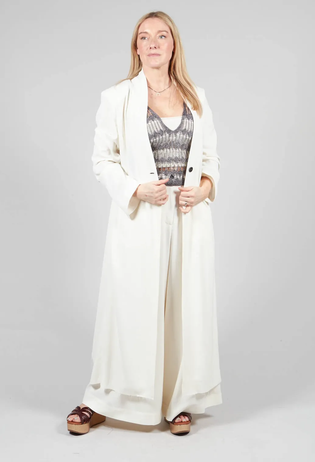 Overcoat in White