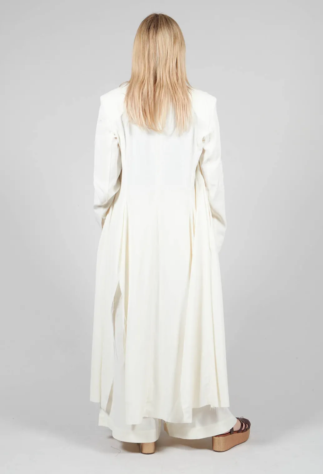 Overcoat in White