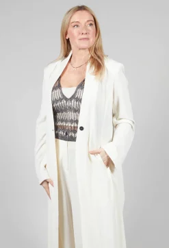Overcoat in White