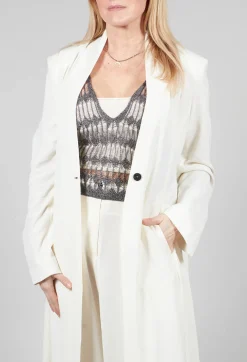 Overcoat in White