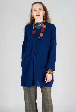 Oversize Pullover in Gentian Blue