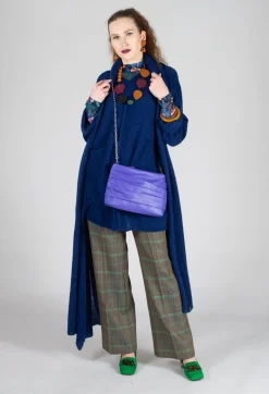 Oversize Pullover in Gentian Blue