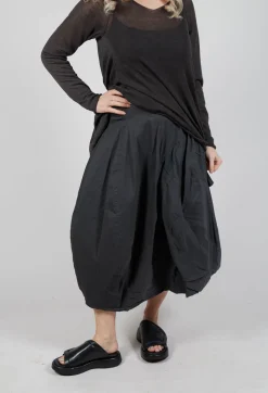 Oversized Pocket Skirt in Asteroid