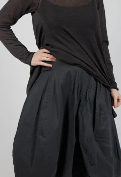 Oversized Pocket Skirt in Asteroid