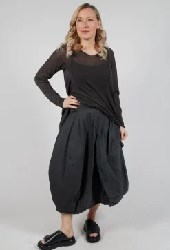 Oversized Pocket Skirt in Asteroid