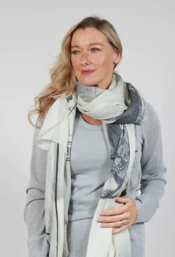 Oversized Print Scarf in Galaxy Print