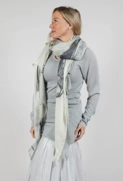 Oversized Print Scarf in Galaxy Print